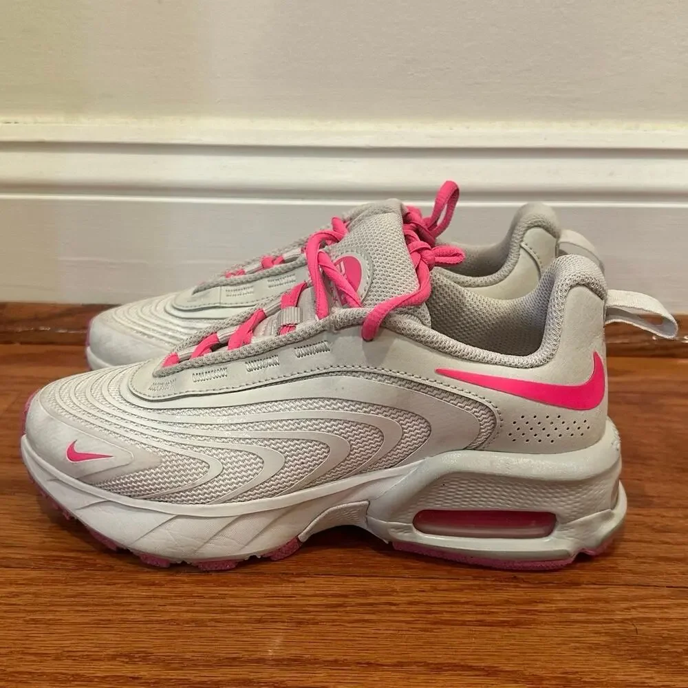 Nike Air Max Fire Sneaker sz 3.5 Youth Grey Pink Nike Sneakers